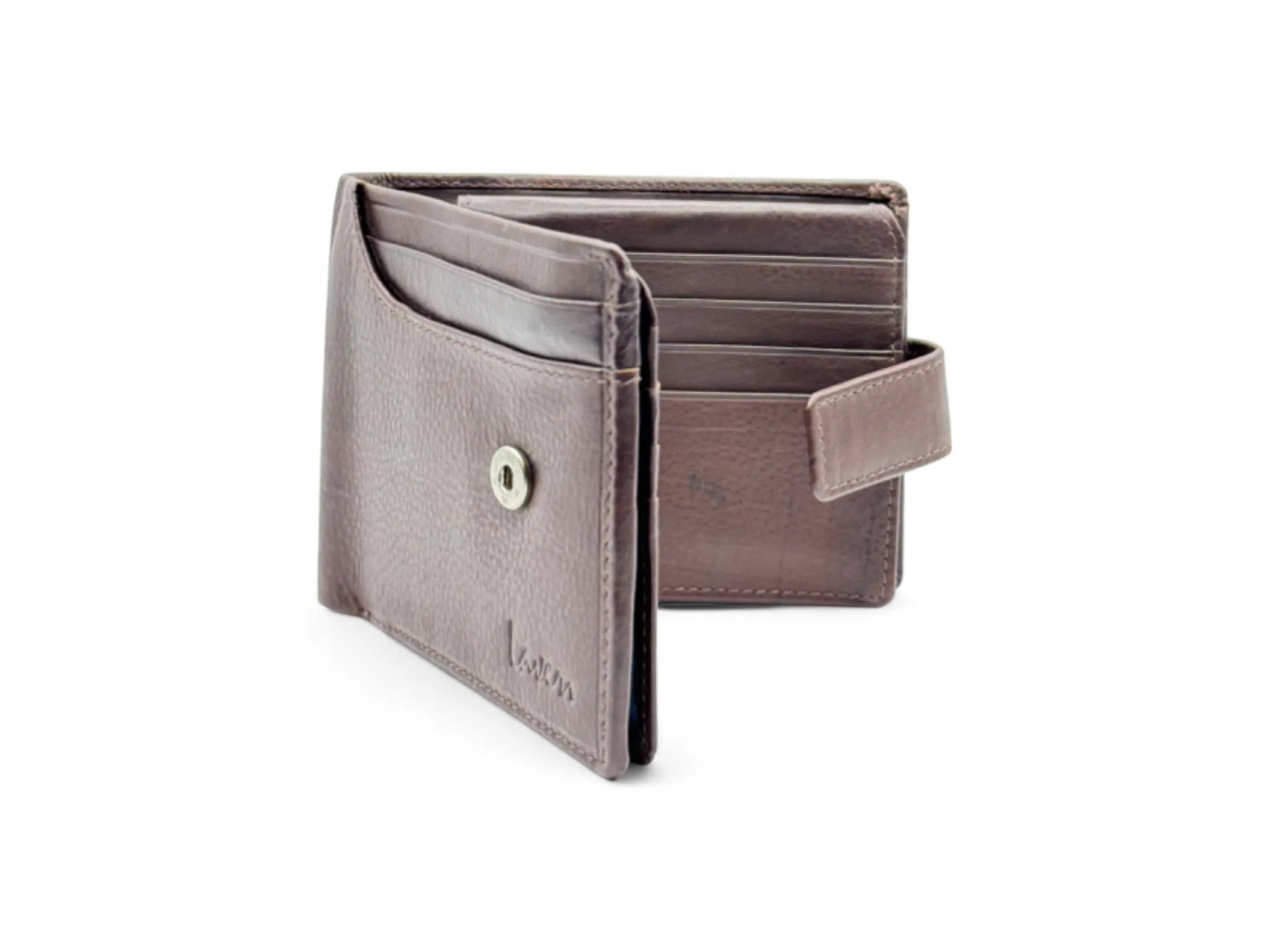 Smooth Premium 20 Card Billfold RFID Wallet Loop #1244NL