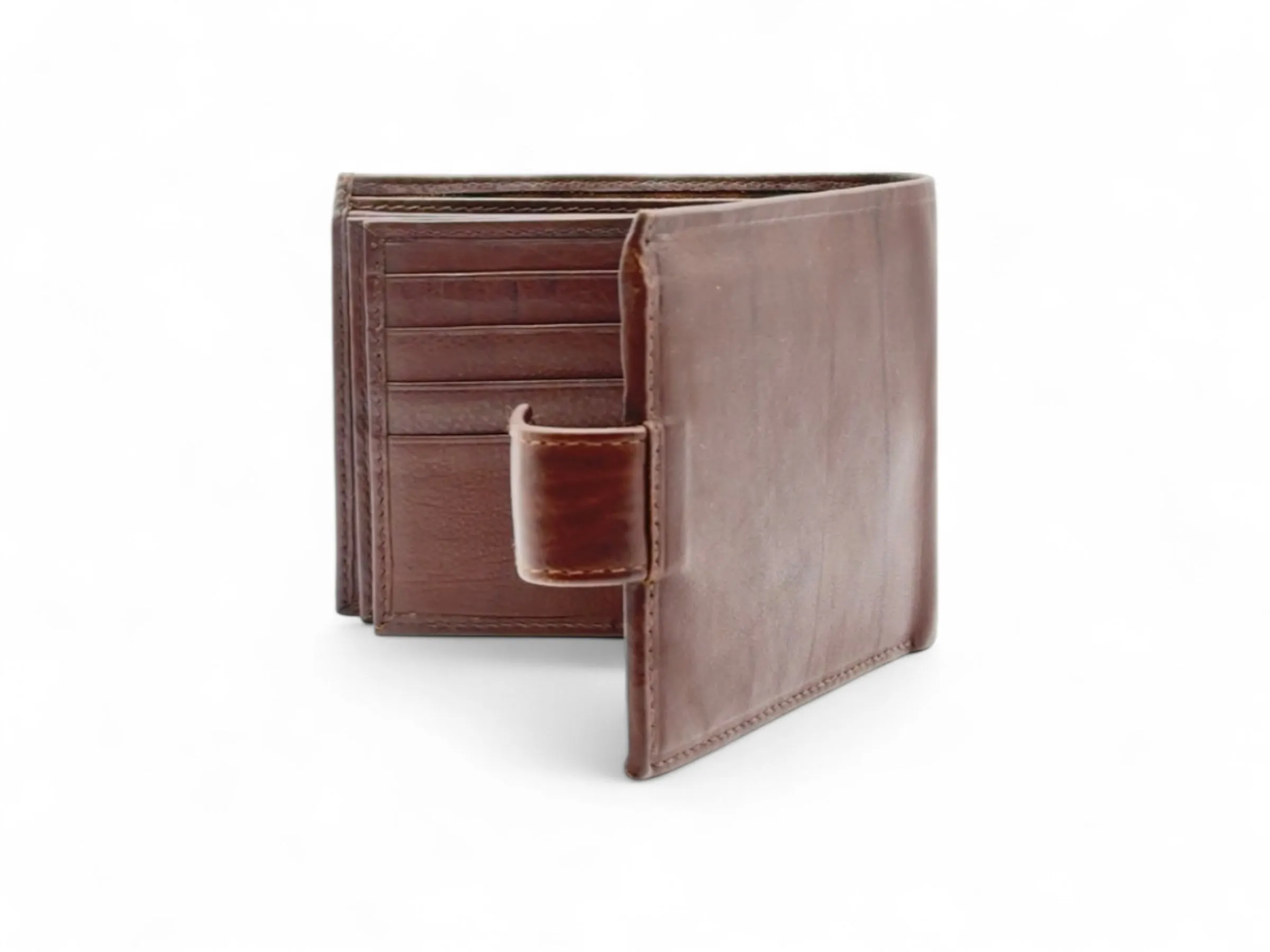 Smooth Premium 22 Card Billfold RFID Wallet With Loop #983AL