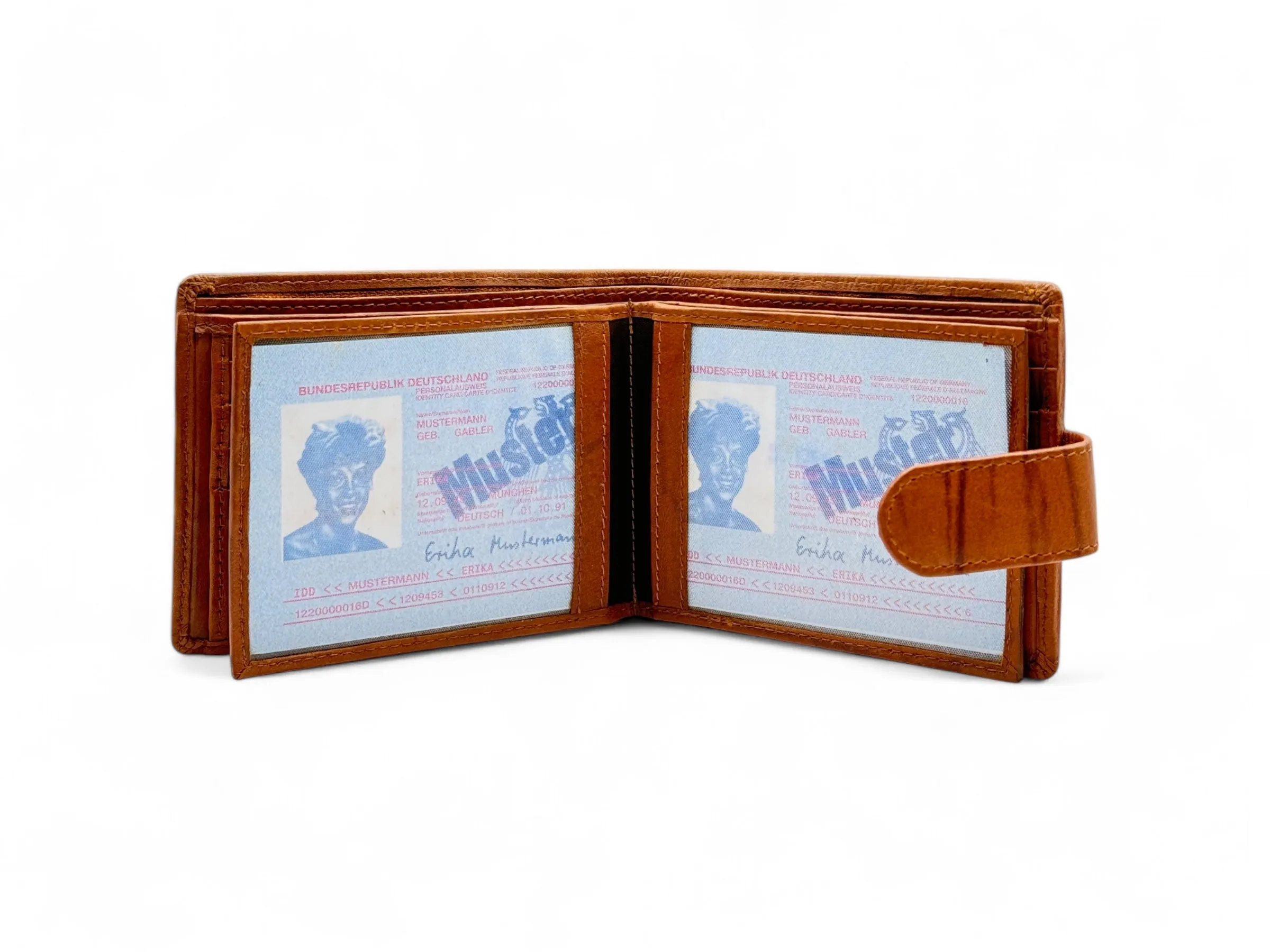 Smooth Premium 22 Card Billfold RFID Wallet With Loop #983AL