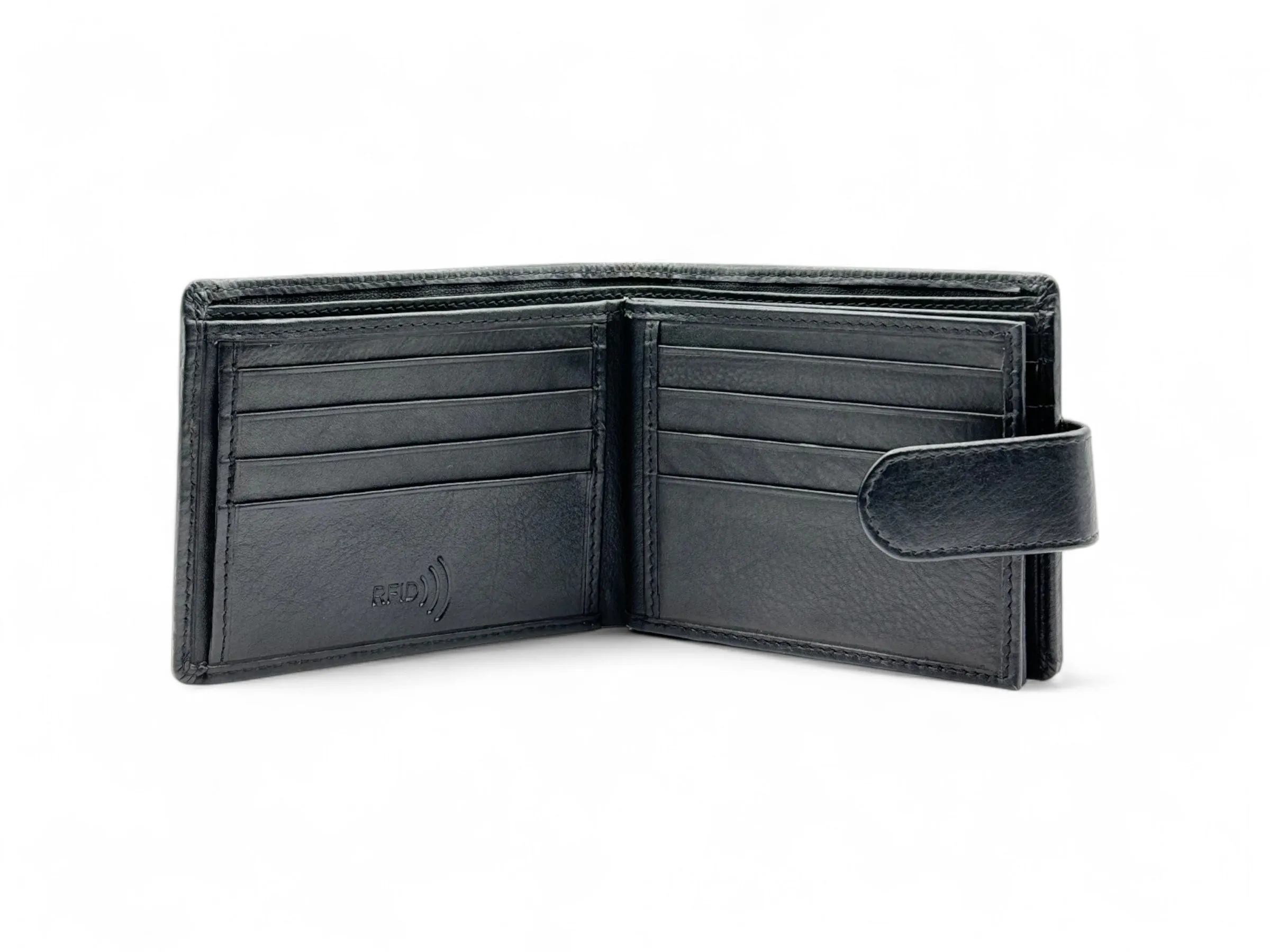 Smooth Premium 22 Card Billfold RFID Wallet With Loop #983AL