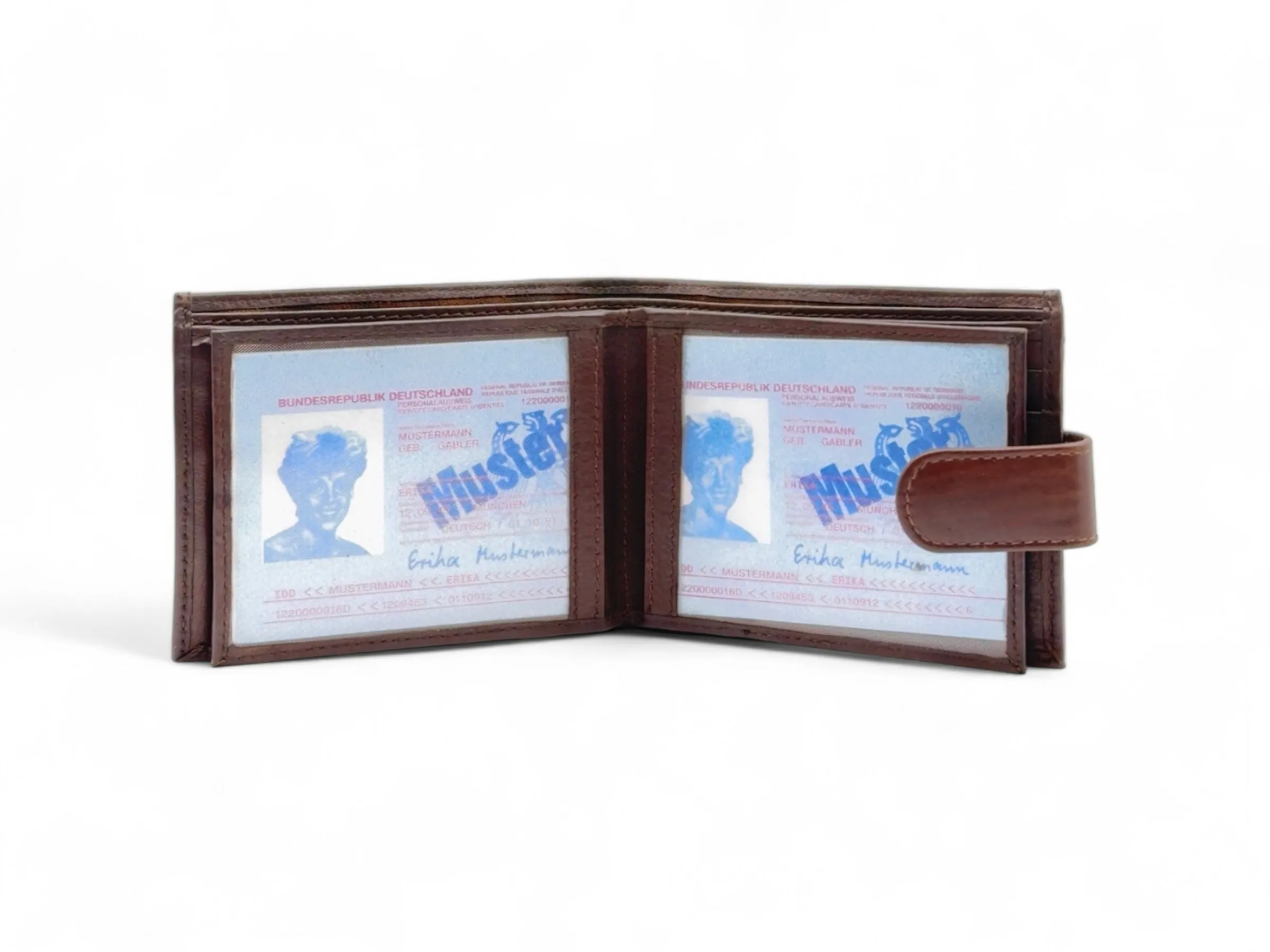 Smooth Premium 22 Card Billfold RFID Wallet With Loop #983AL