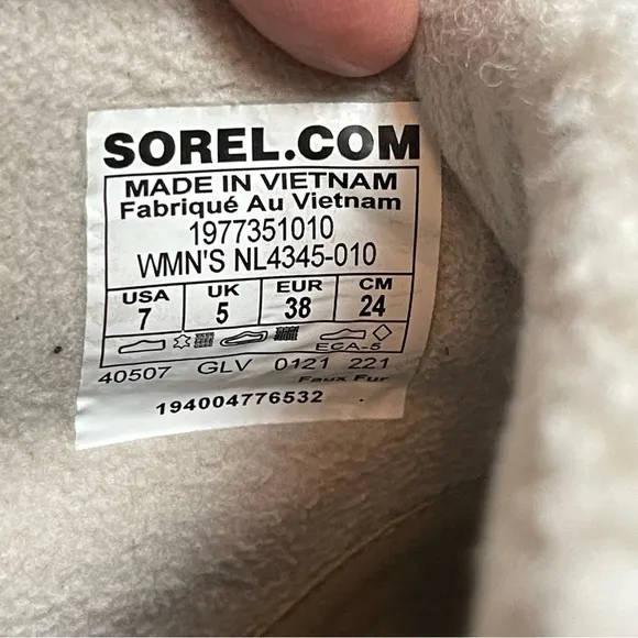 Sorel Harlow Lace Cozy Bootie Black Suede Sz 7 1977351