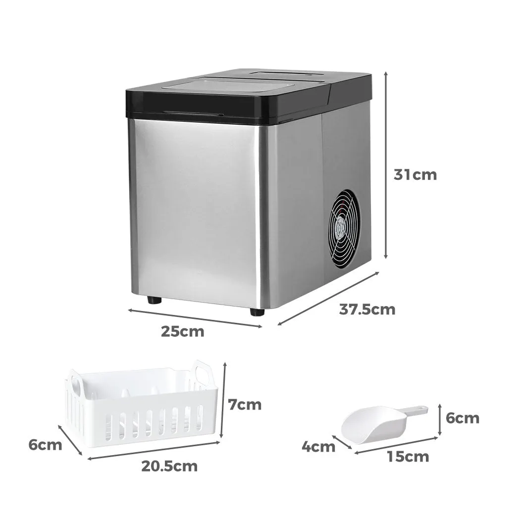Spector Ice Maker Commercial 2.1L Portable Silver