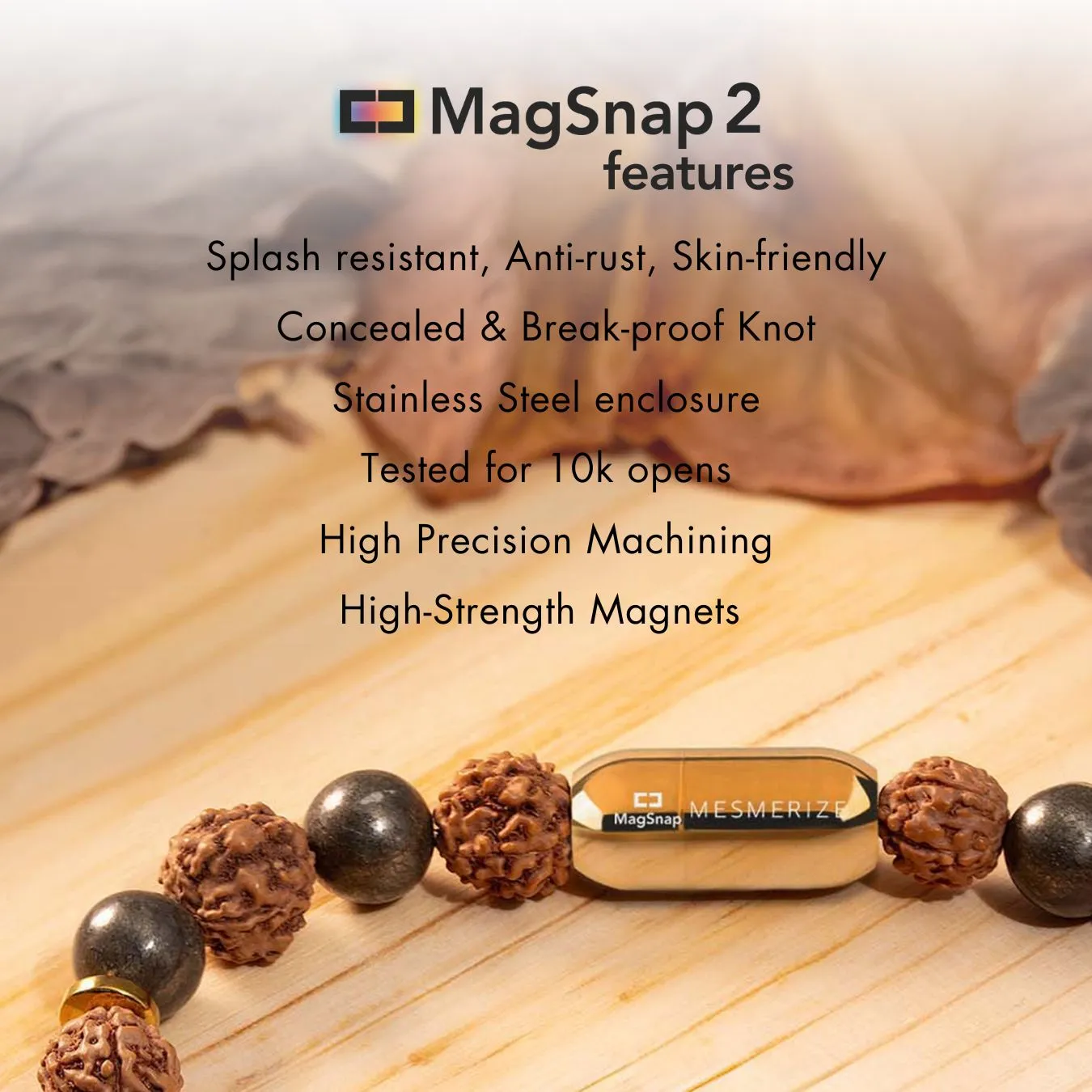 Spiritual Rudraksh Natural Stone Bracelet