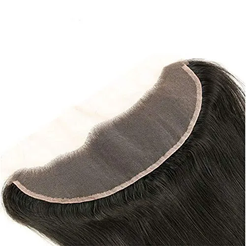 Straight Human Hair Closure 13*4 Lace Frontal Natural Color MYLOCKME
