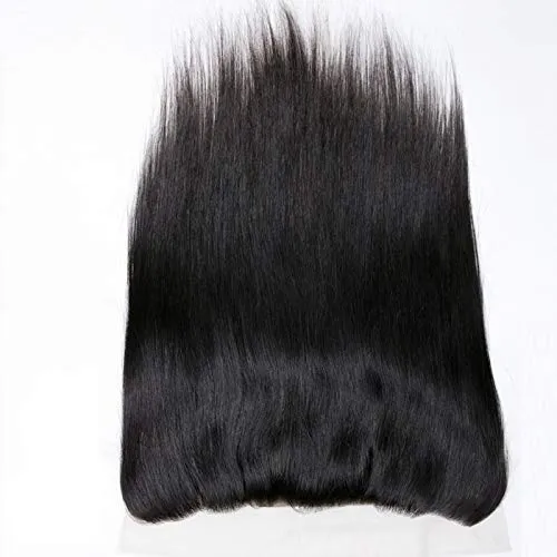 Straight Human Hair Closure 13*4 Lace Frontal Natural Color MYLOCKME