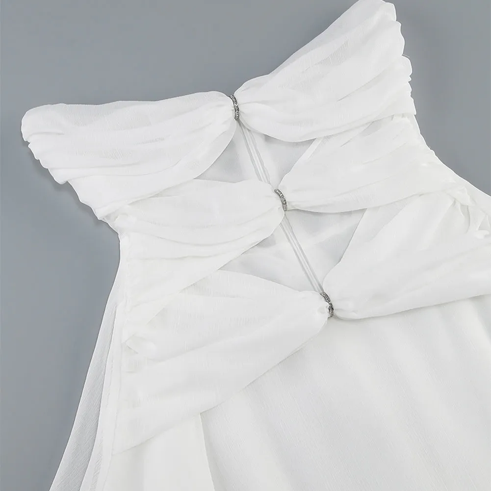Strapless Sleeveless Cut Out Mini Dress ZNSBA1083