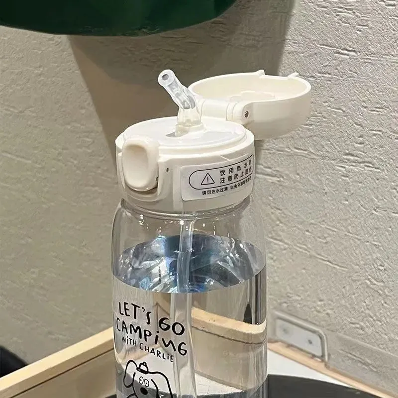 Strawberry Milk Cartoon Water Bottle