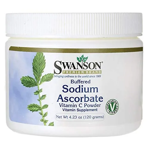 Swanson Buffered Sodio Ascorbato Vitamina C Polvo 4.23 oz (4.23 oz) Pwdr