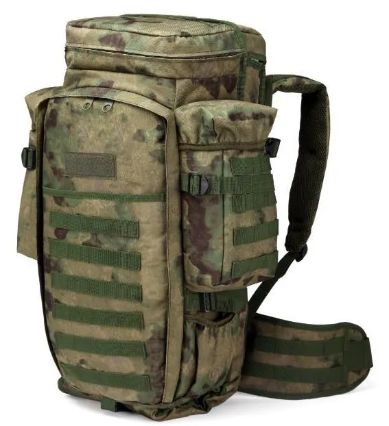 Tactical Hunting Backpack with Rifle Storage Sleeve, 1000D Nylon, 60L