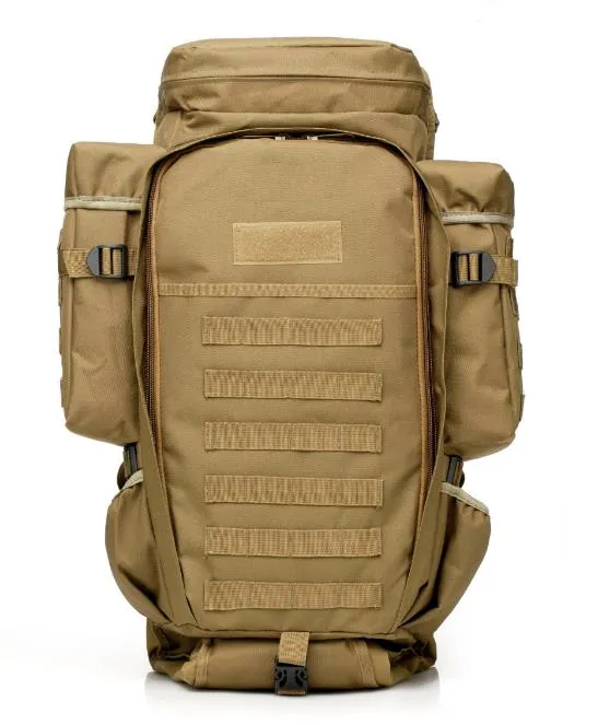 Tactical Hunting Backpack with Rifle Storage Sleeve, 1000D Nylon, 60L
