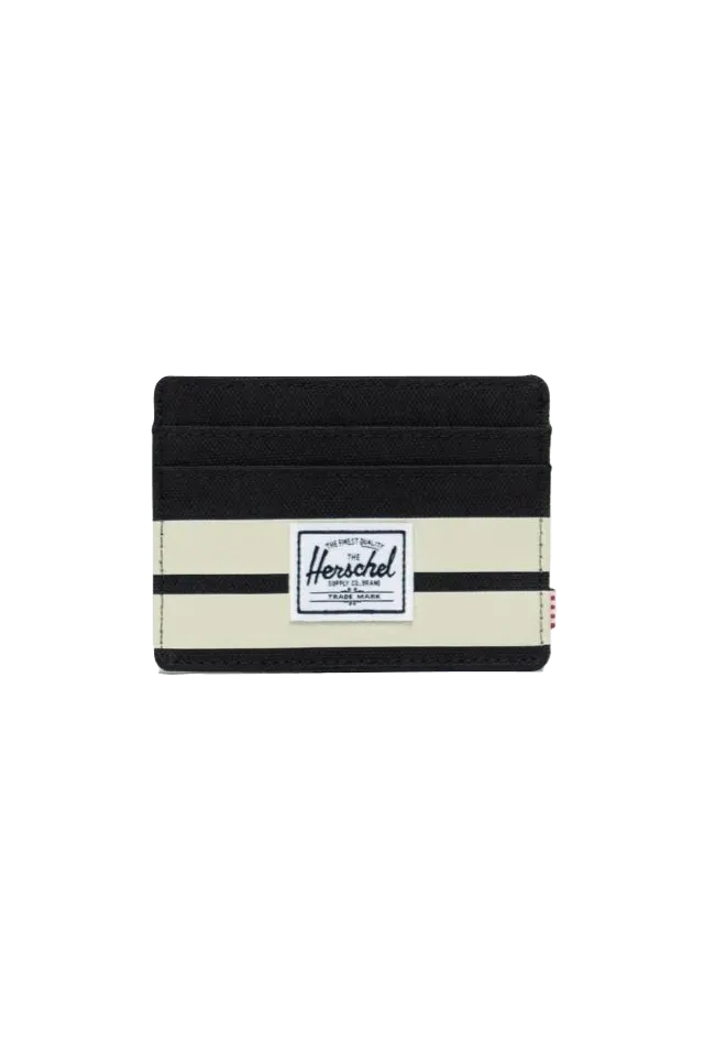 Tarjetero Charlie RFID Black Birch Stripe