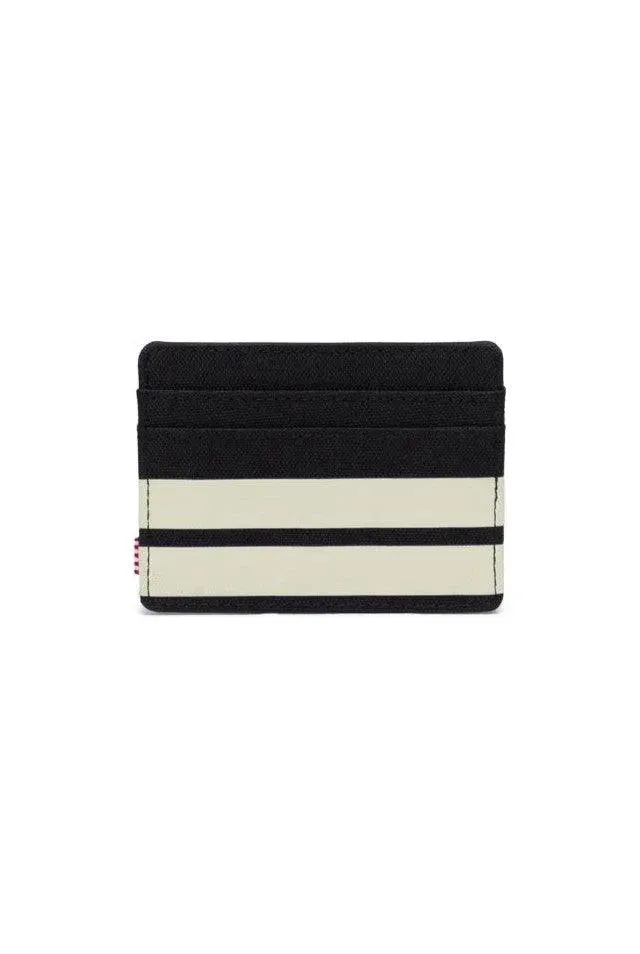 Tarjetero Charlie RFID Black Birch Stripe