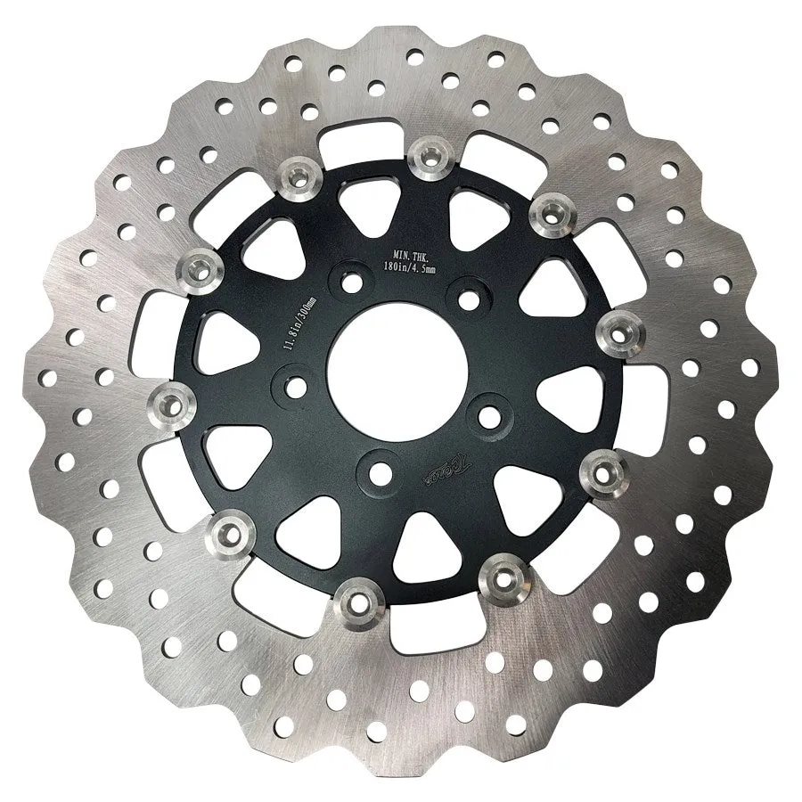 TC Bros. 11.8in Profile™ Front Floating Brake Rotor for 2006-up Harley Models