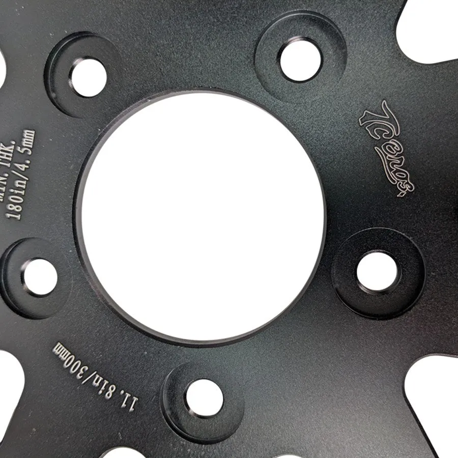 TC Bros. 11.8in Profile™ Front Floating Brake Rotor for 2006-up Harley Models