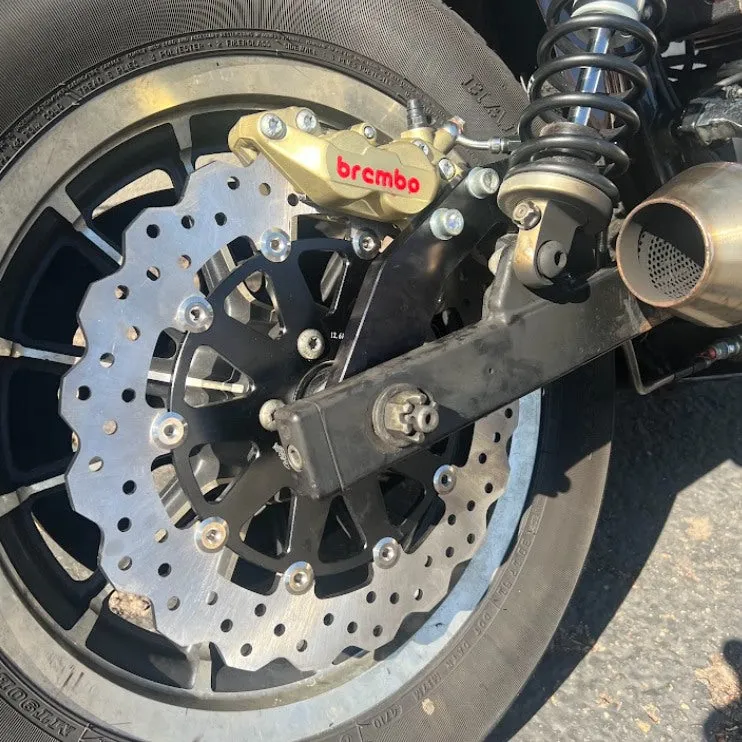 TC Bros. 11.8in Profile™ Rear Floating Brake Rotor for 2008-up Harley Touring Bagger