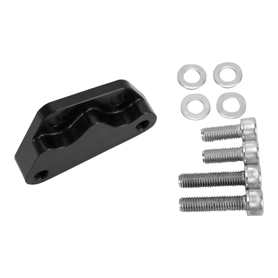 TC Bros. Black Axial Brembo Front RH Bracket 2000-2017 Harley Stock Rotor