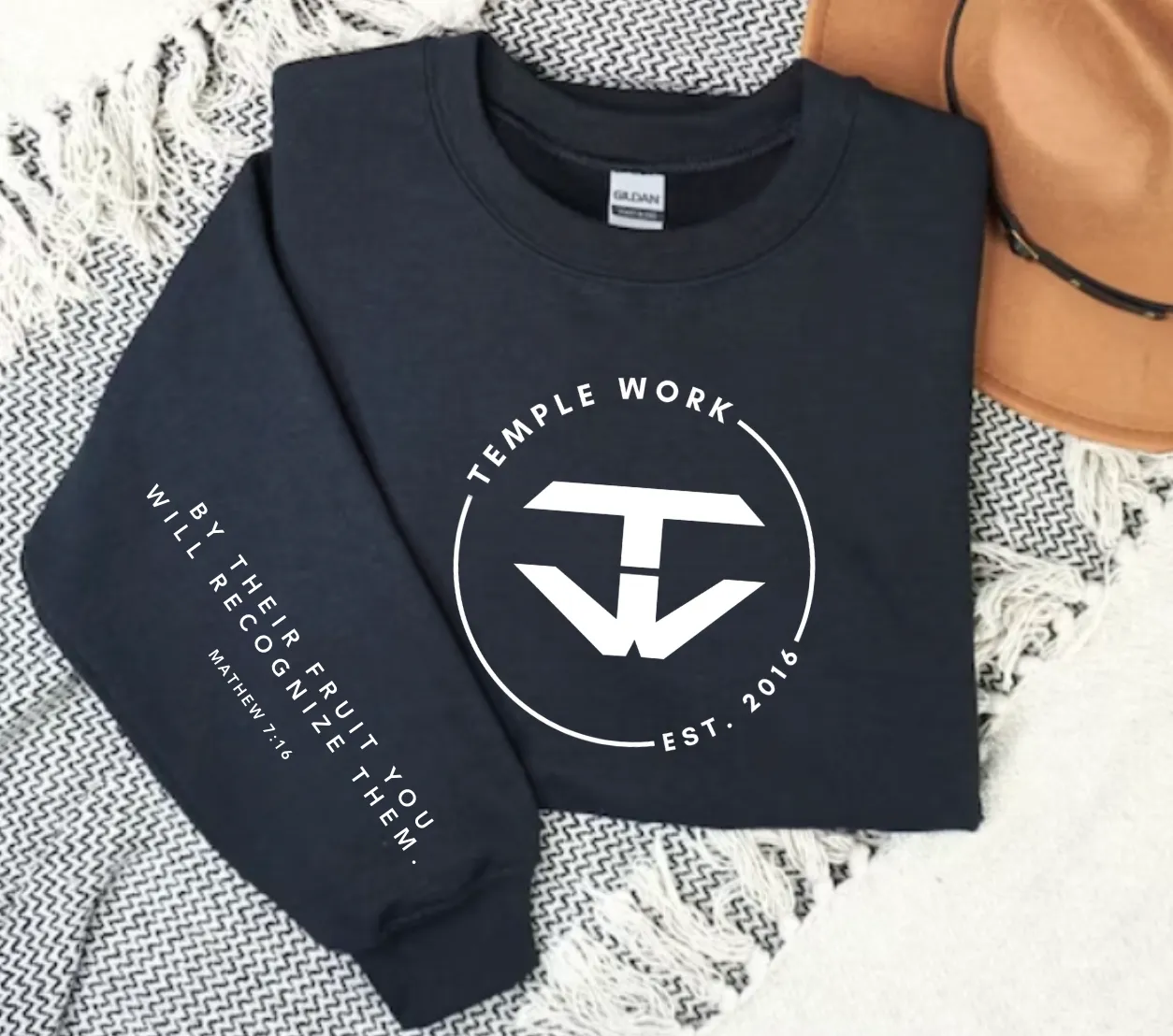 TEMPLE WORK Hooded Sweatshirt