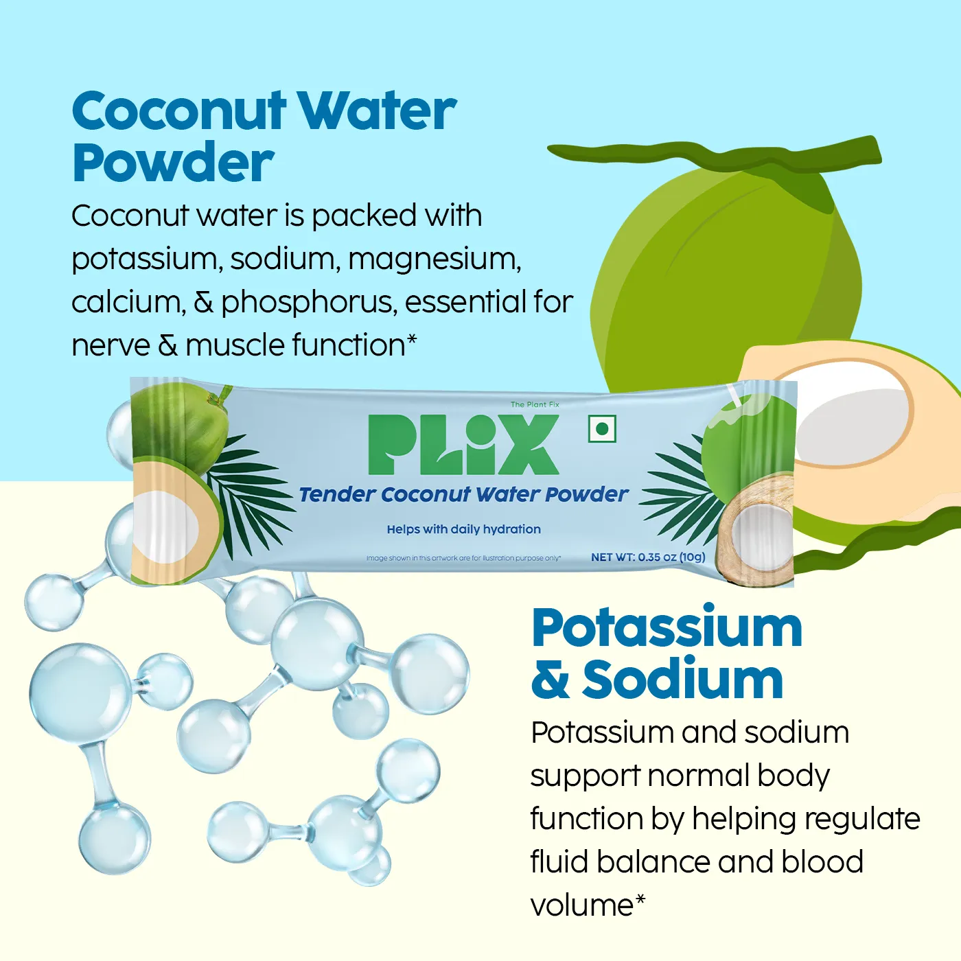 Tender Coconut Water Premix Powder for Energy & Hydration