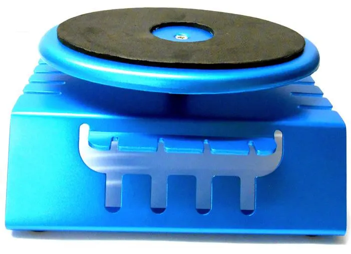 TI0037 RC 1/10 Scale Car Buggy Monster Truck Work Station Rotating Stand Blue