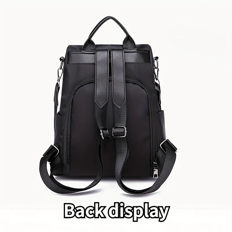 Trendy Backpack Purse For Women, Two-way Shoulder Bag, Anti-theft Travel School Bag
