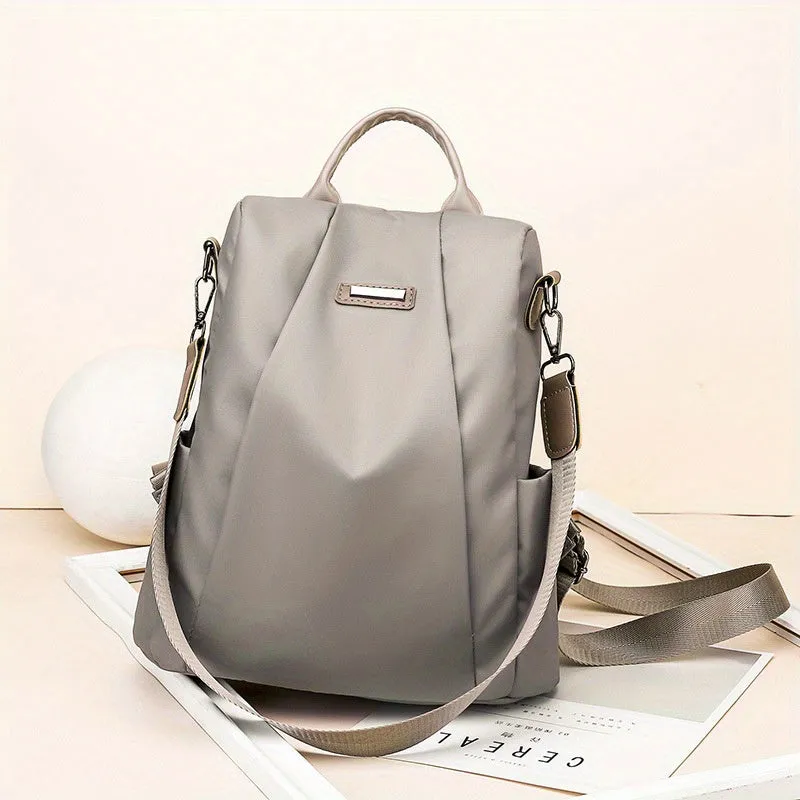 Trendy Backpack Purse For Women, Two-way Shoulder Bag, Anti-theft Travel School Bag