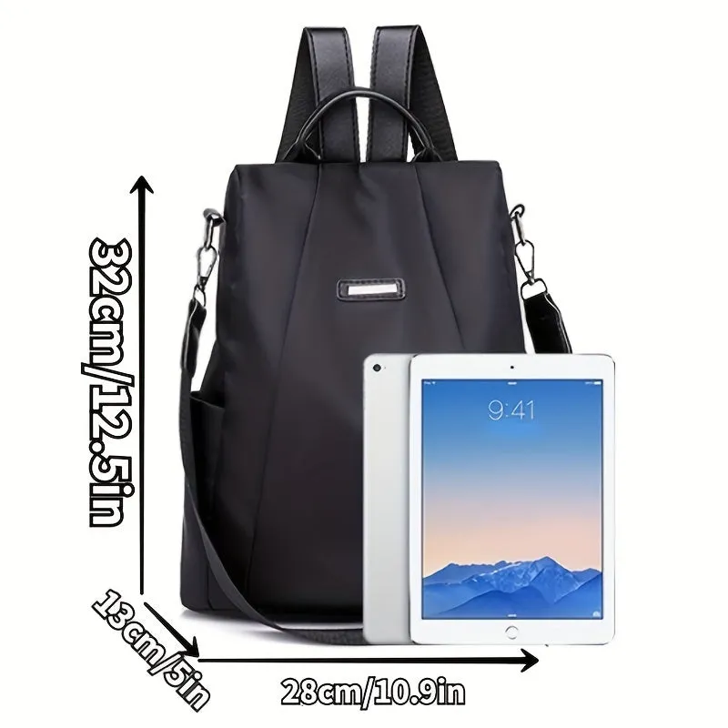 Trendy Backpack Purse For Women, Two-way Shoulder Bag, Anti-theft Travel School Bag