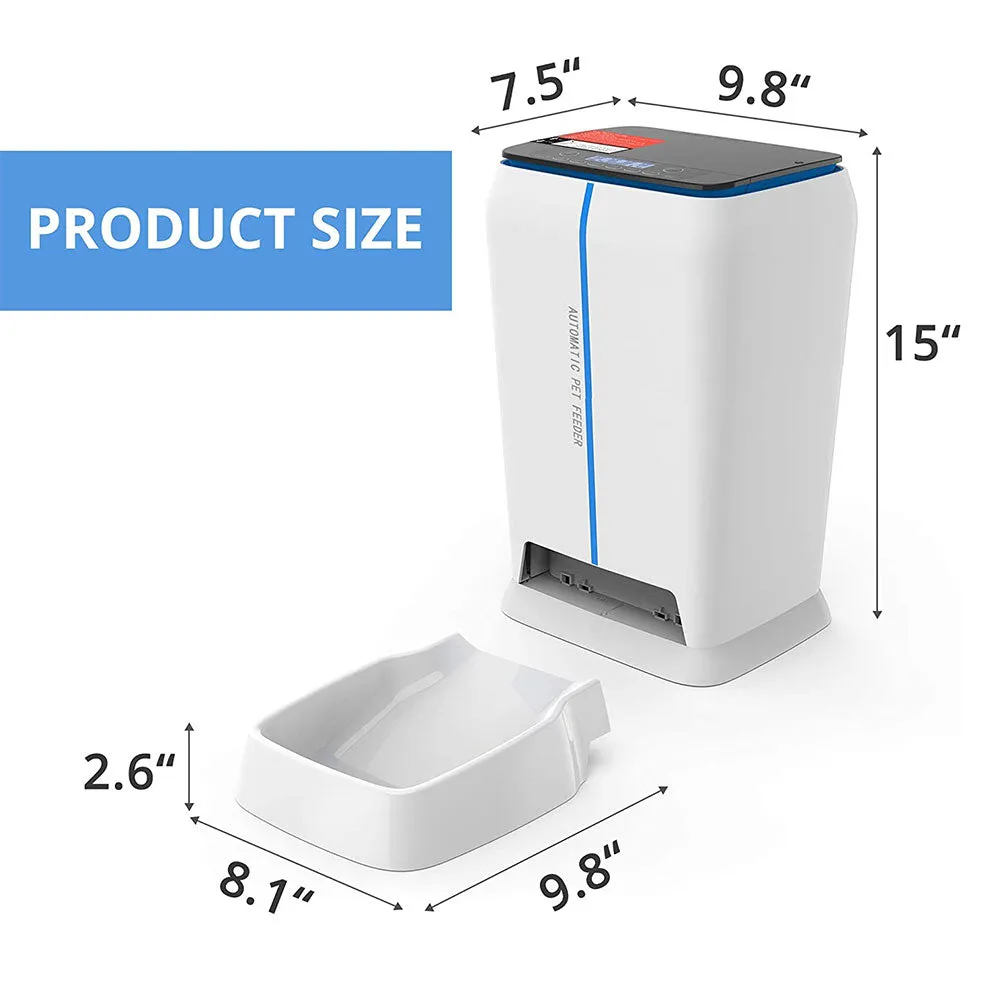 TRIPLETREE 1.2 Gallon Automatic Pet Feeder