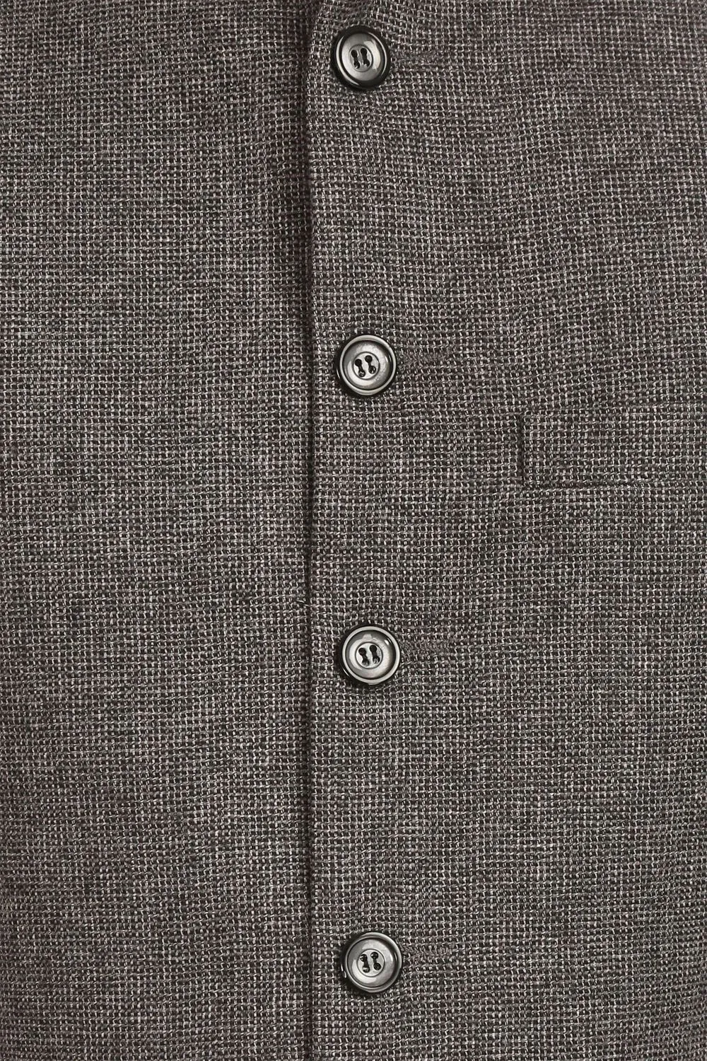 Tweed Grey Modi Nehru Jacket
