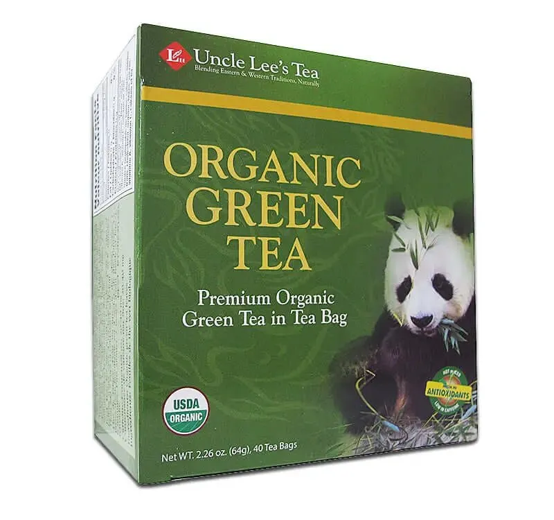 Uncle Lee's Tea Organic Green Tea 40 Tea Bags