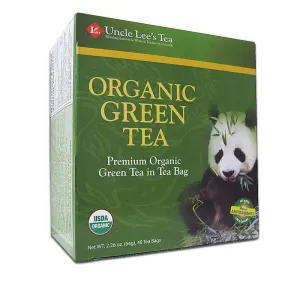 Uncle Lee's Tea Organic Green Tea 40 Tea Bags