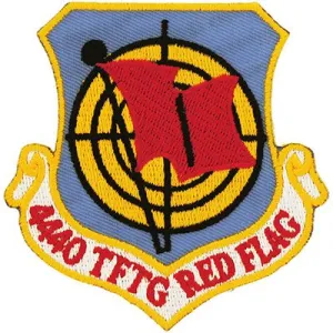 US Military USAF 4440 TFTG Red Flag Patch