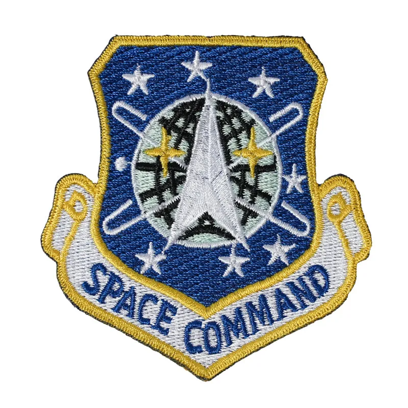 US Military USAF Space Command Iron On Patch