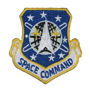 US Military USAF Space Command Iron On Patch