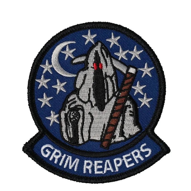 US Military USN Grim Reapers Iron On Patch
