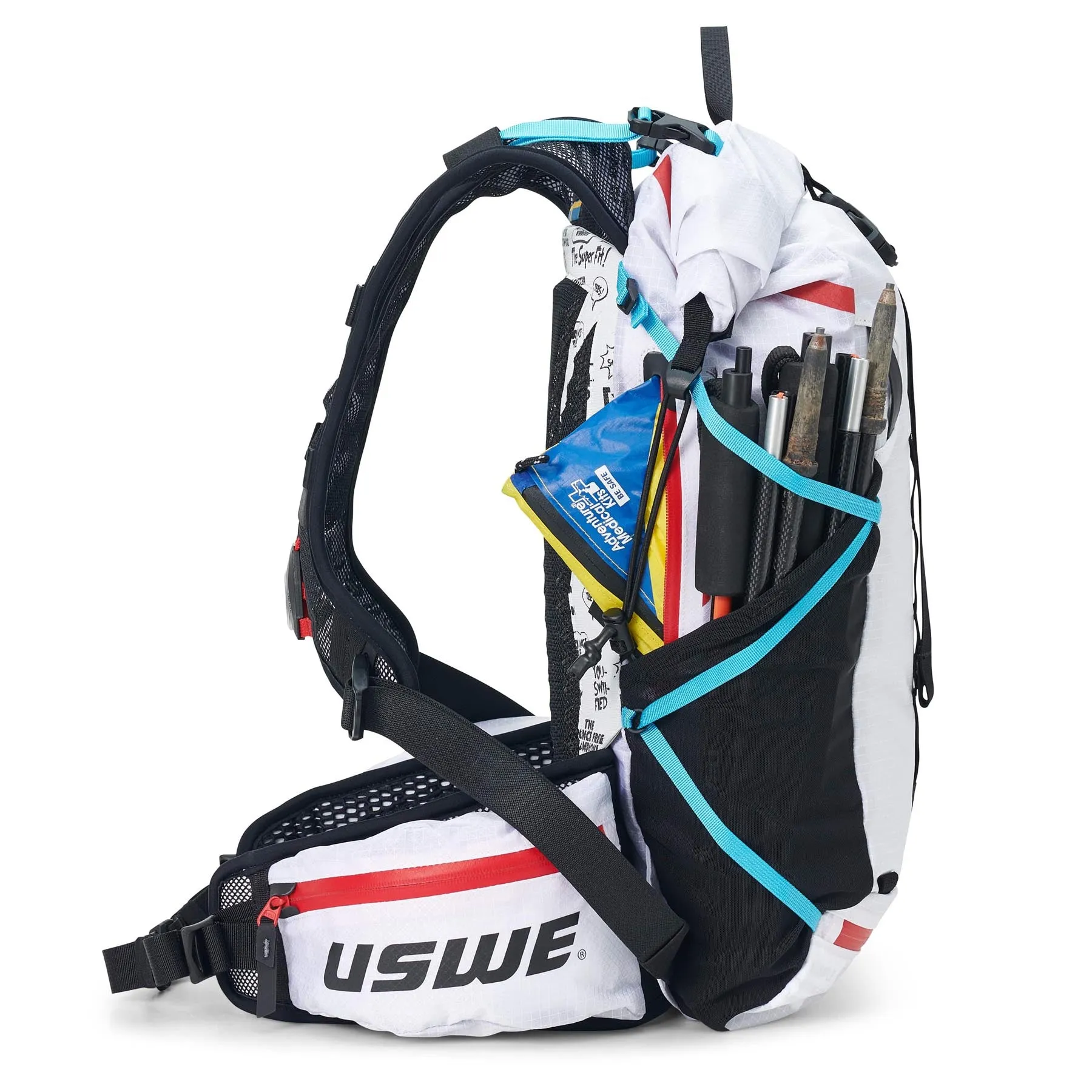 USWE Hajker Pro 18L MTB & Hiking Rolltop Daypack - White