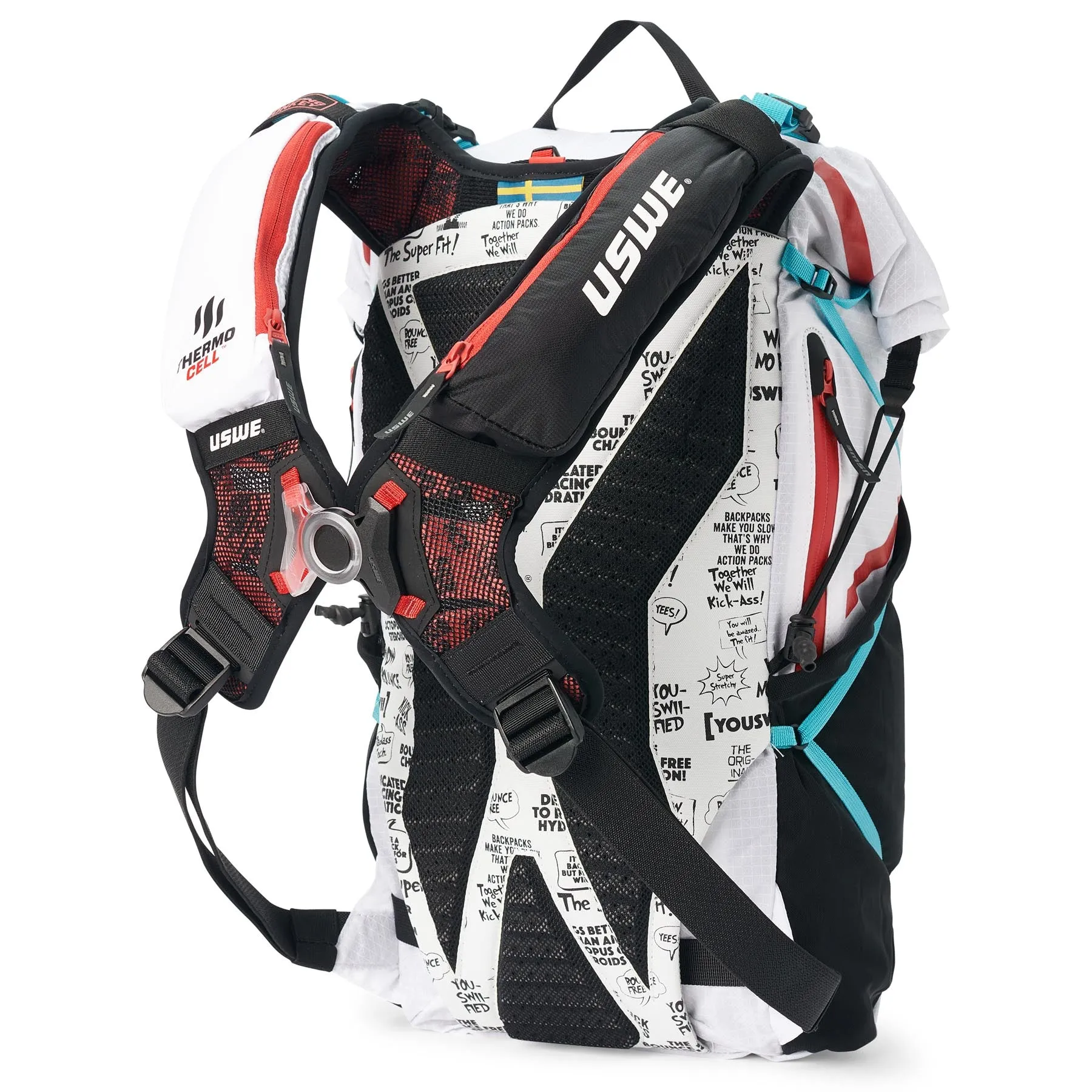 USWE Hajker Pro Winter 30L Rolltop Daypack - Cool White