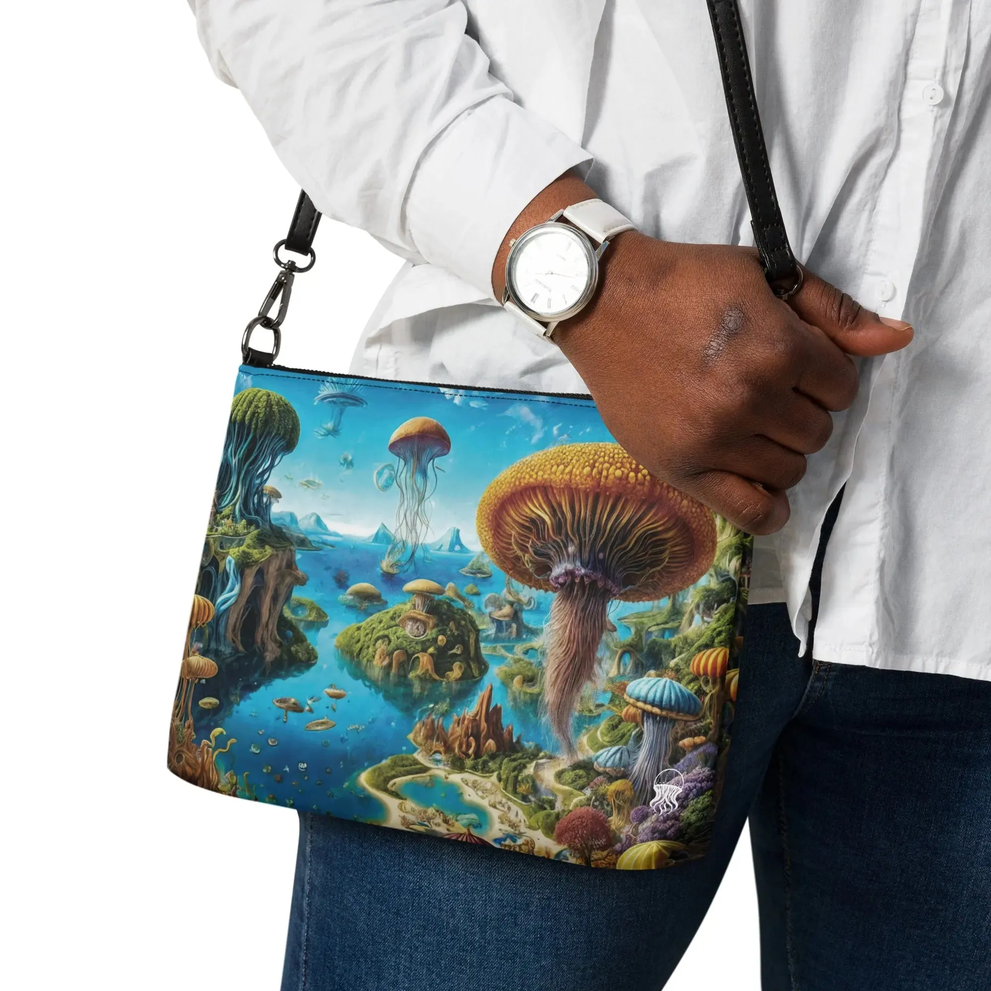 Versatile Crossbody Bag Aquatic Utopia