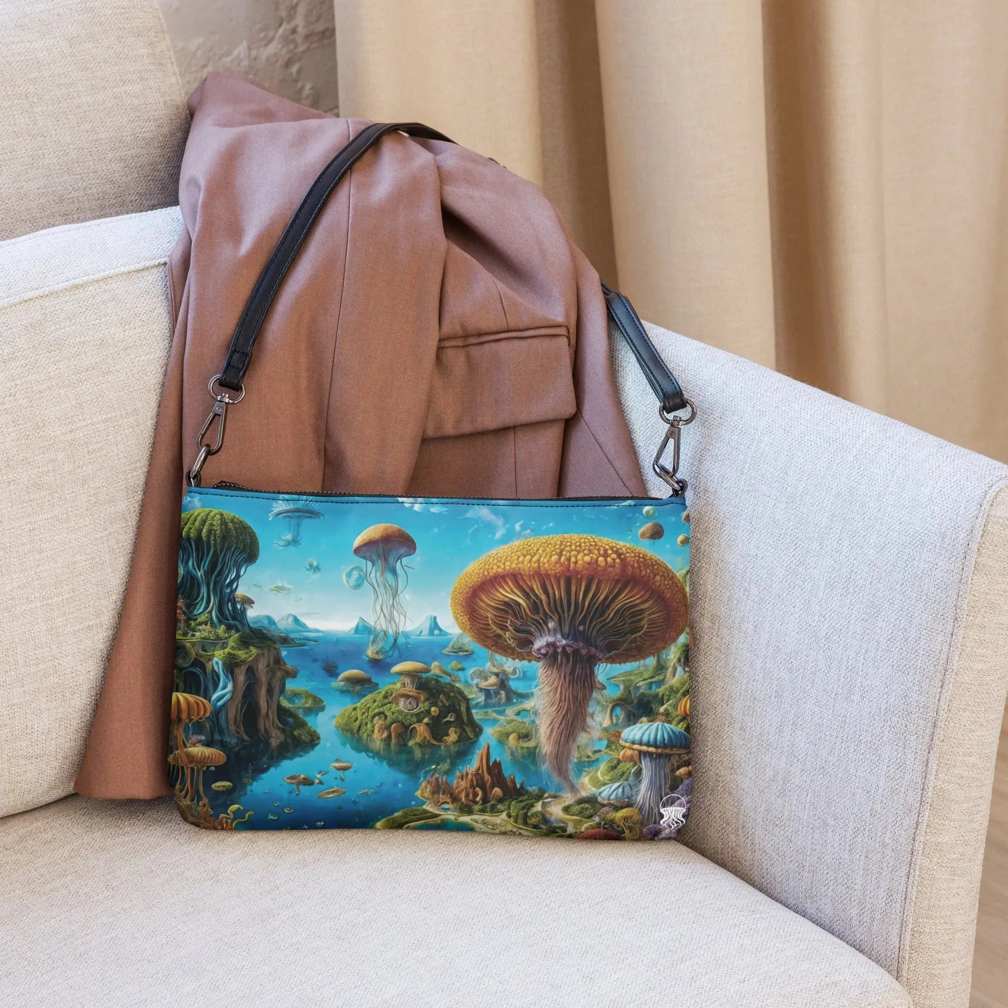 Versatile Crossbody Bag Aquatic Utopia