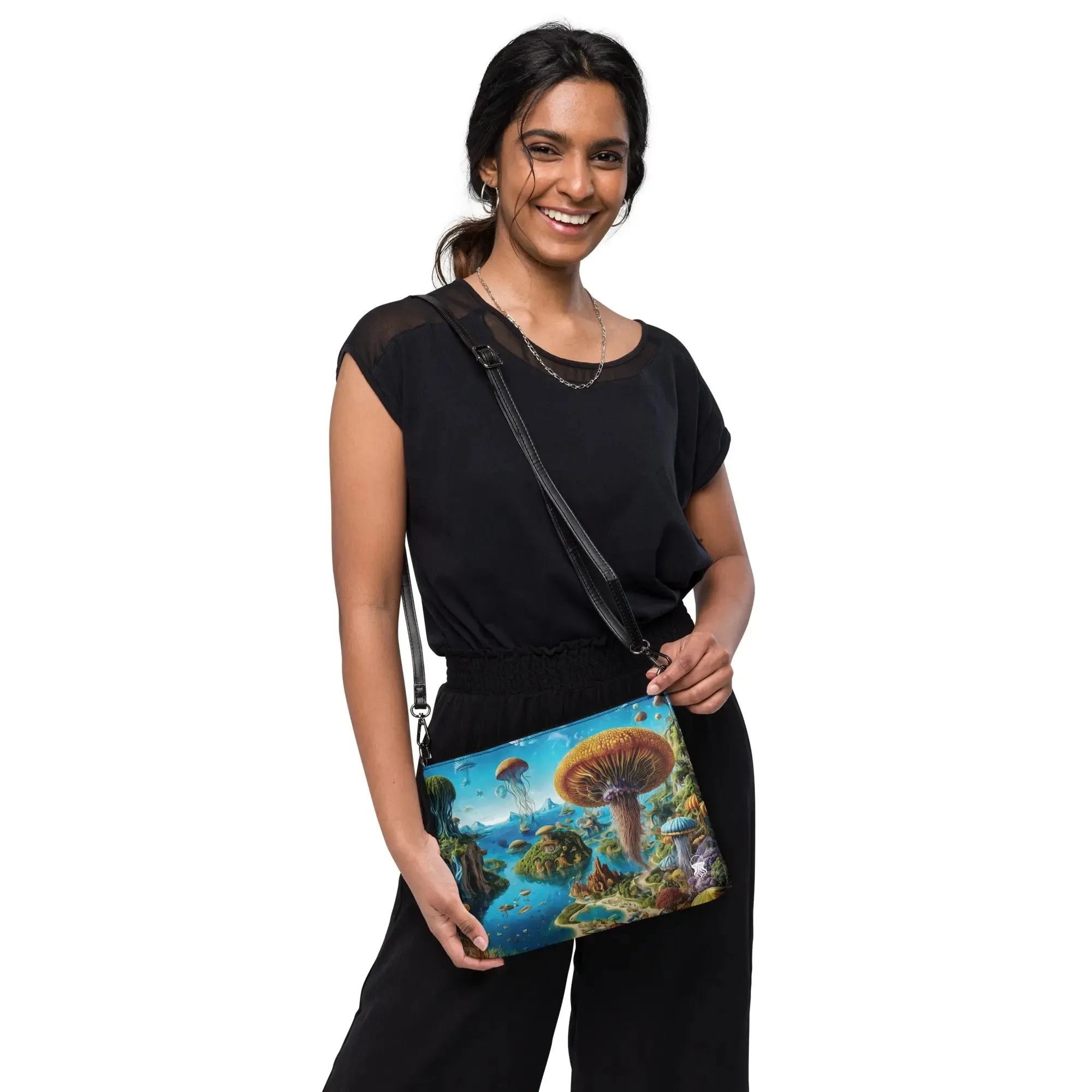 Versatile Crossbody Bag Aquatic Utopia
