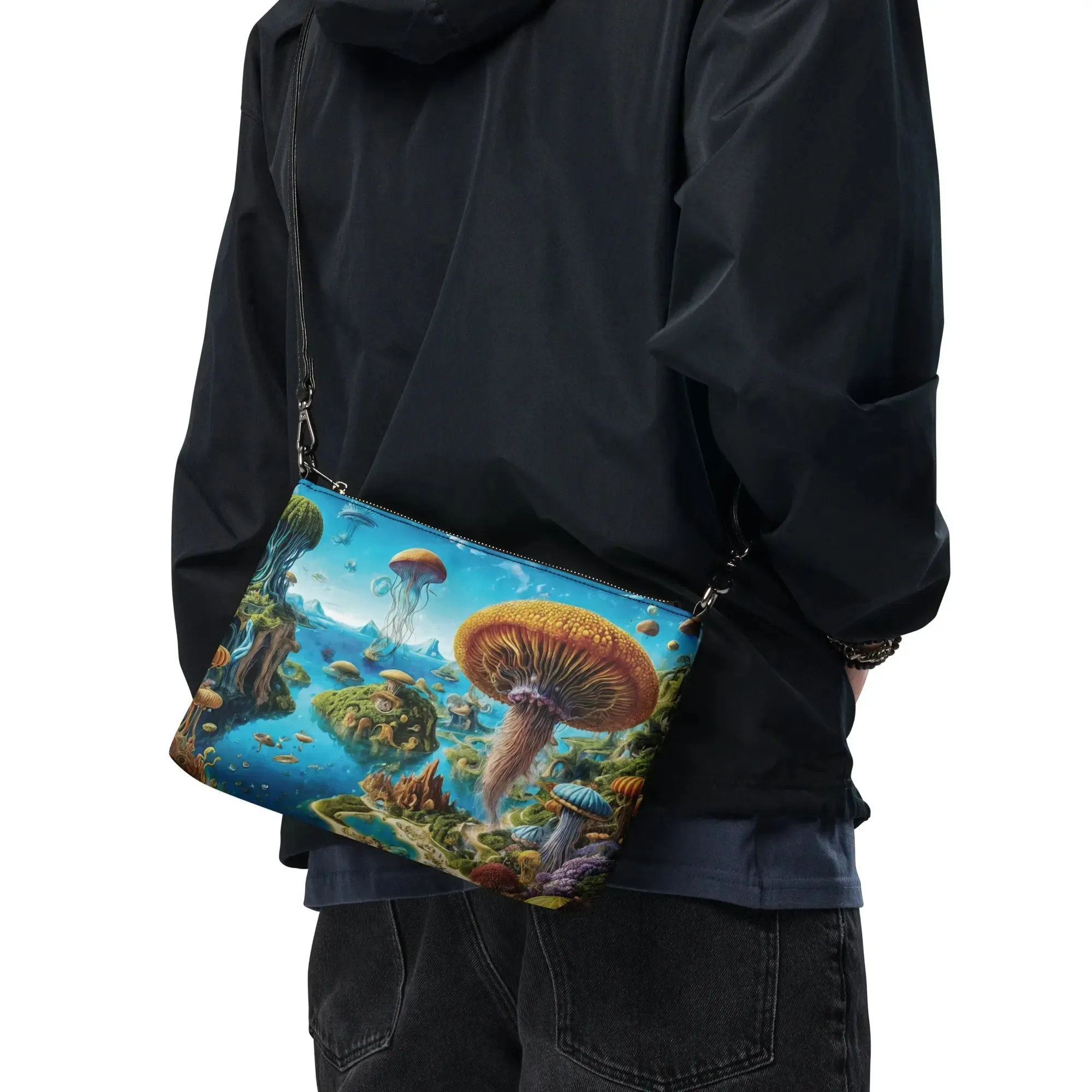 Versatile Crossbody Bag Aquatic Utopia