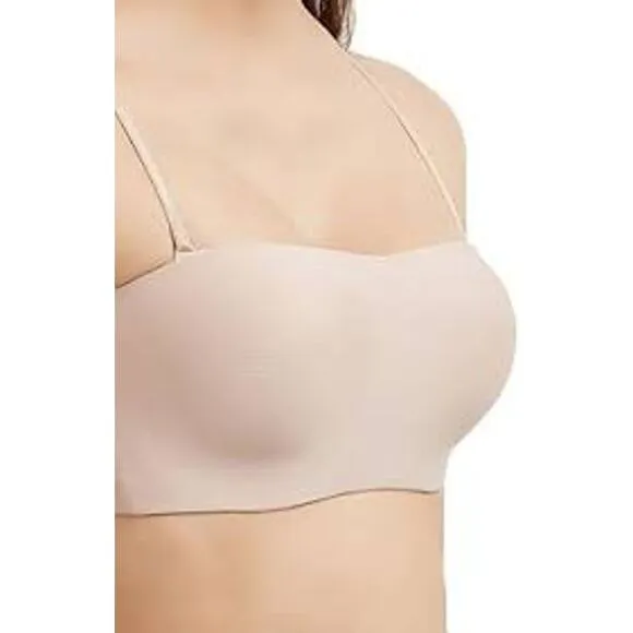 Victoria's Secret Wireless Multi-Way Convertible Bra Nude Tan XL