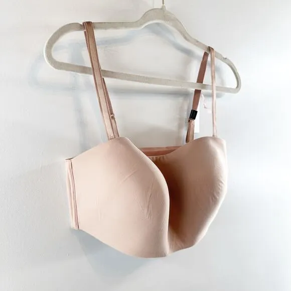 Victoria's Secret Wireless Multi-Way Convertible Bra Nude Tan XL