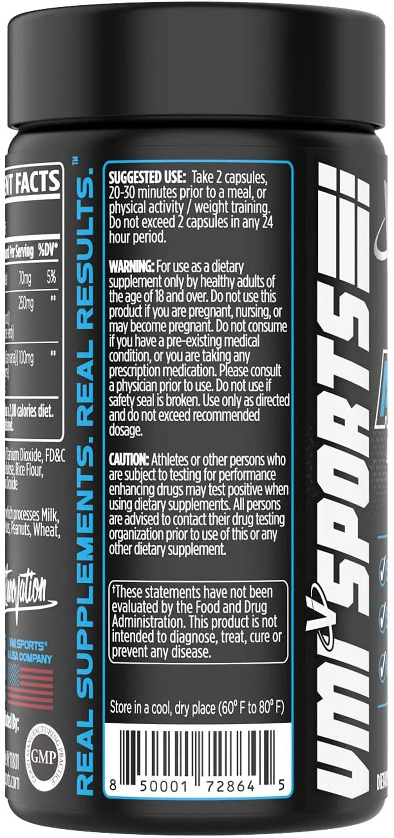 VMI Sports | Arimidrol Hardening Compound | Natural Estrogen Blocker for Men | Testosterone Booster and Aromatase Inhibitor | to Build Muscle and Burn Fat | anti Estrogen (Bonus Size - 90 Capsules)