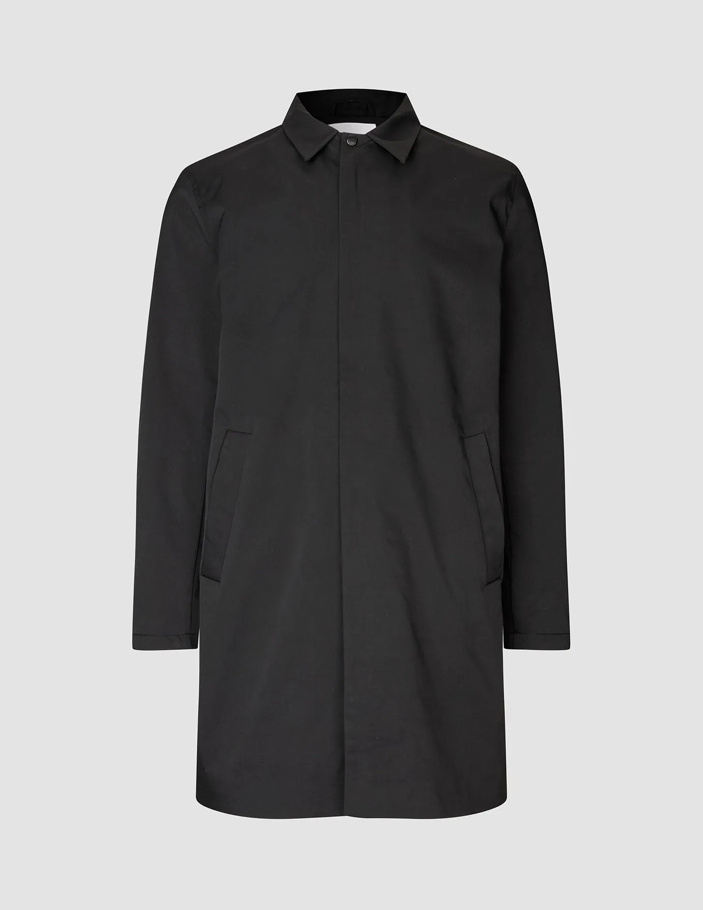 Waterproof Trench Coat Black