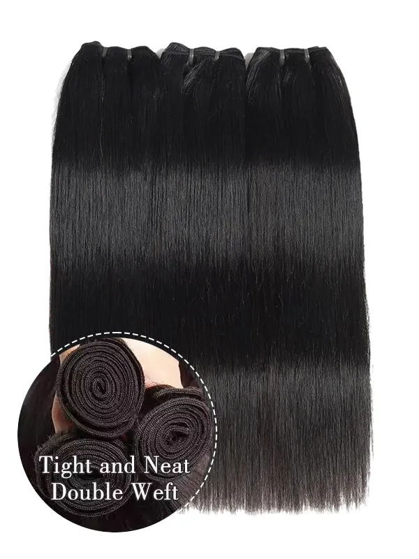 Wavymy Straight Bundles Human Hair Weave 2/3/4 Bundles/Pack