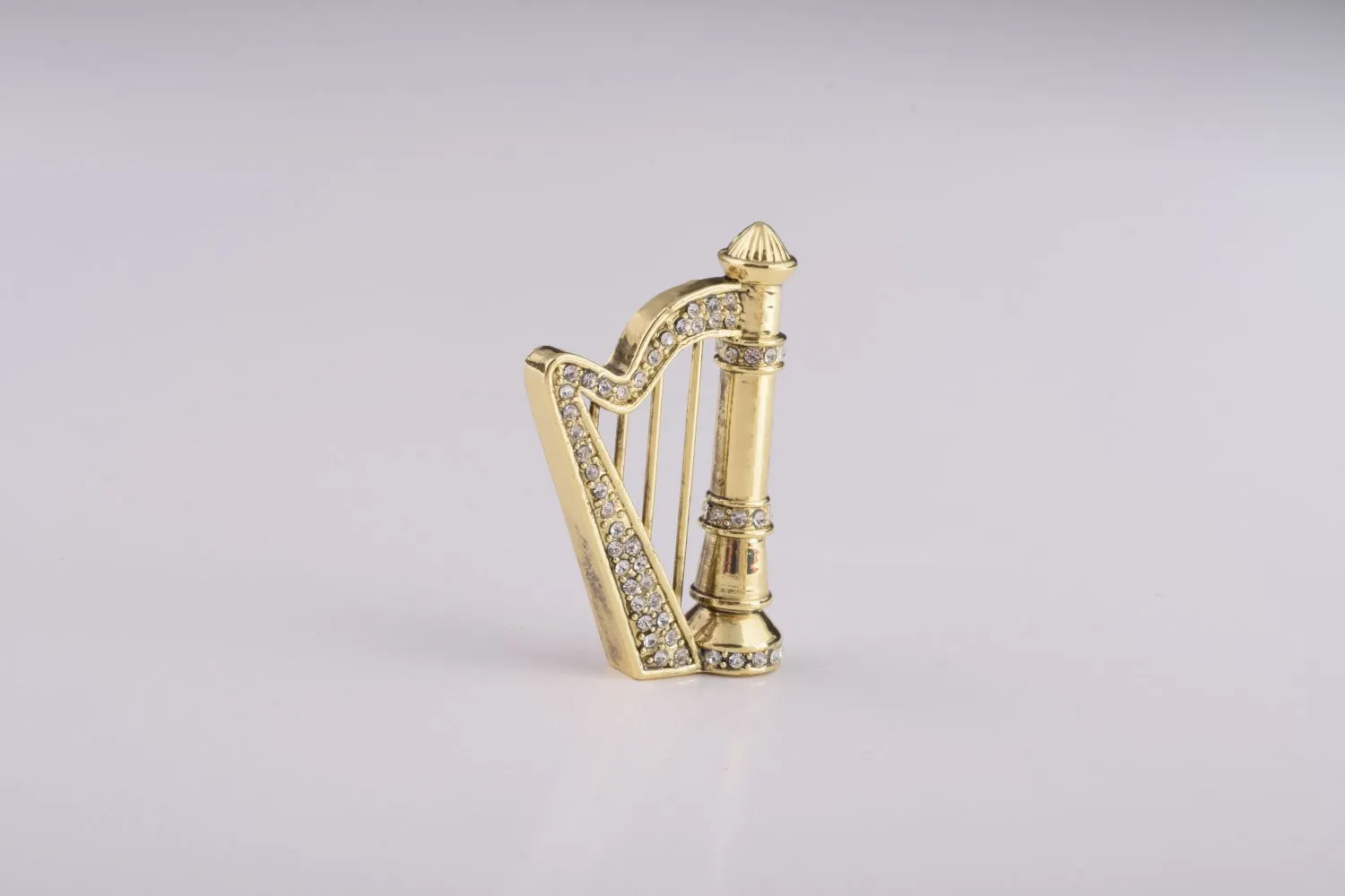 White Egg with Flowers & Harp