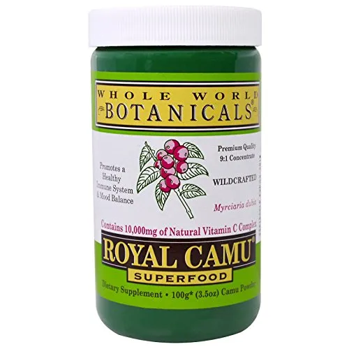 Whole World Botanicals Royal Camu - Polvo de camuflaje (3.53 oz)