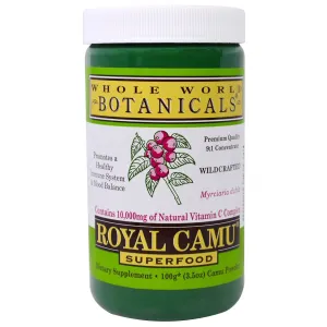 Whole World Botanicals Royal Camu - Polvo de camuflaje (3.53 oz)