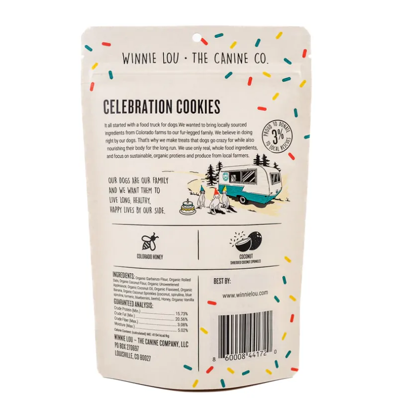 Winnie Lou - Celebration Cookies - 4oz [Apr Expiry]